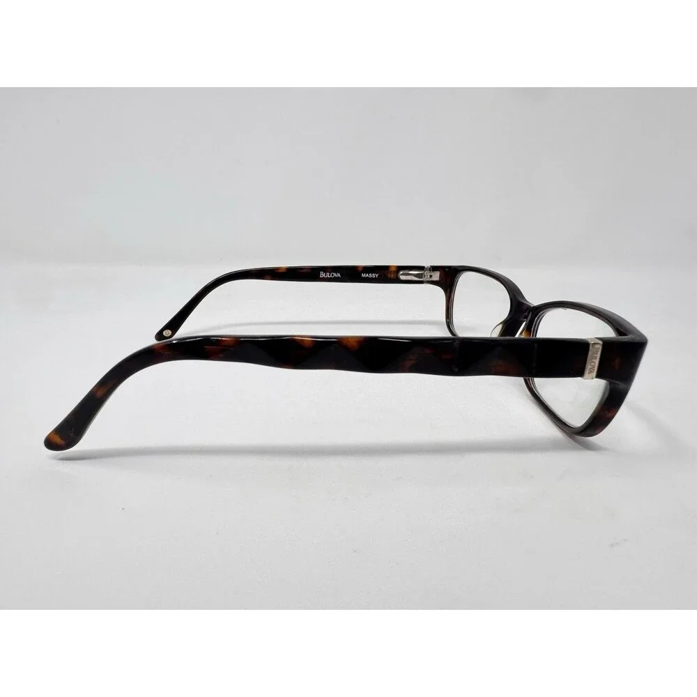 Bulova Massy Eyeglass Frames Only 53-16-135 Tortoise Authentic